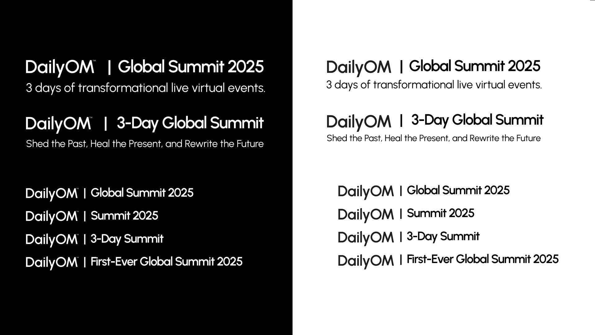 DailyOM Type Treatment